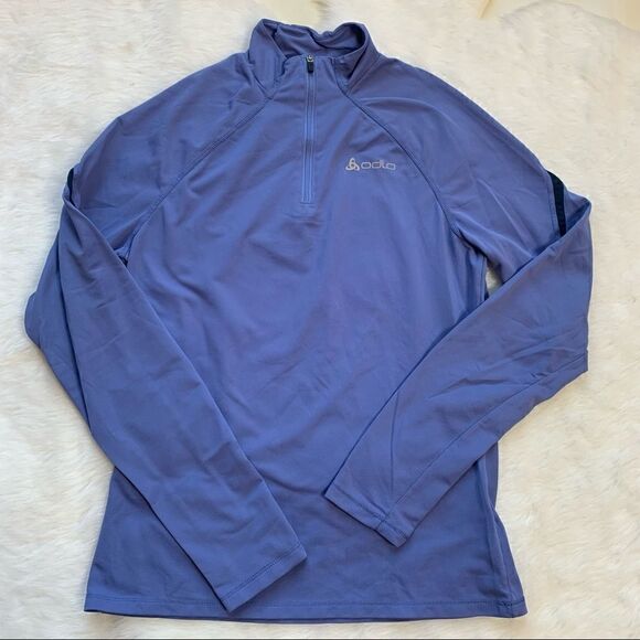Odlo Lady Midlayer 1/2 Zip Pullover Lavender Womens Size Small - Picture 1 of 7